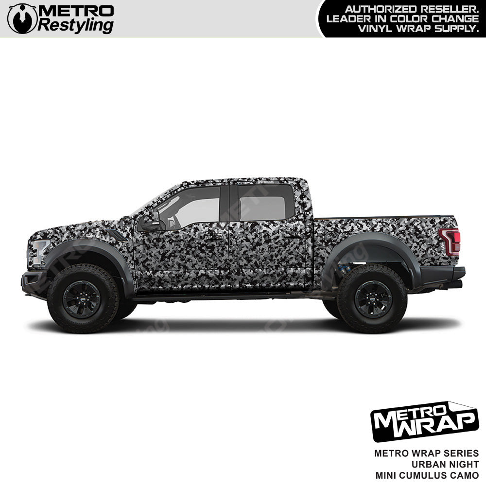 Metro Wrap Mini Cumulus Urban Night Camouflage Vinyl Film