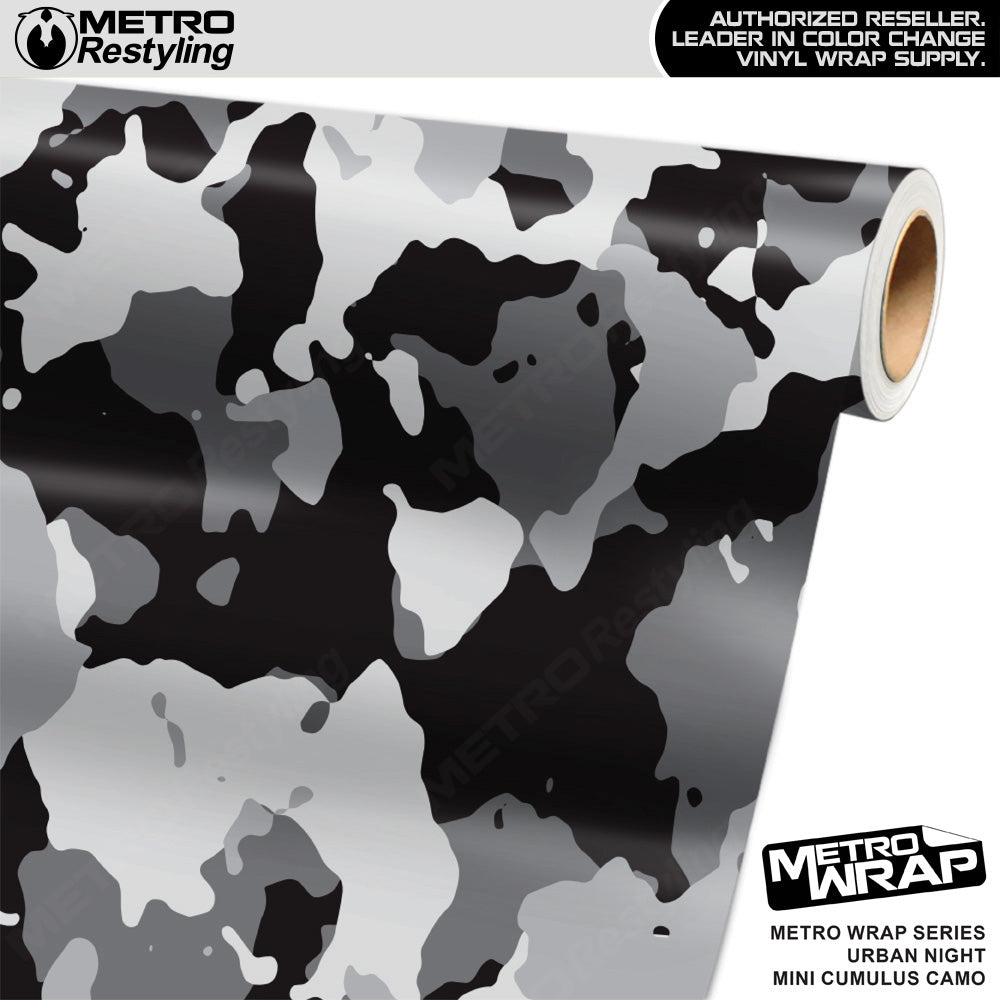 Metro Wrap Mini Cumulus Urban Night Camouflage Vinyl Film