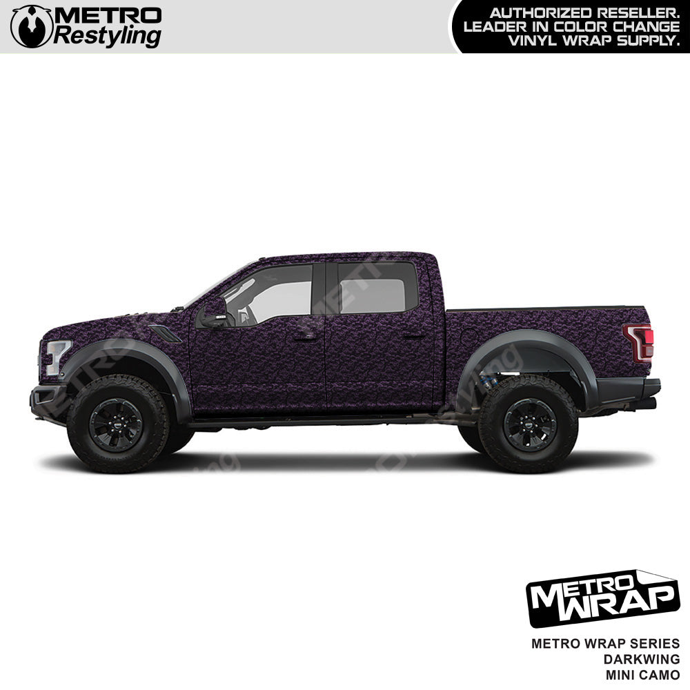 Metro Wrap Mini Classic Darkwing Camouflage Vinyl Film