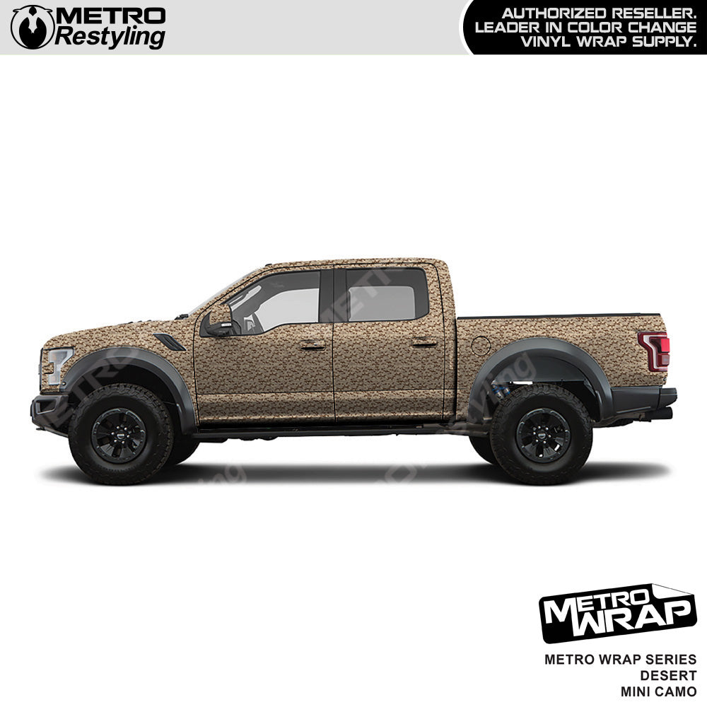 Metro Wrap Mini Classic Desert Camouflage Vinyl Film
