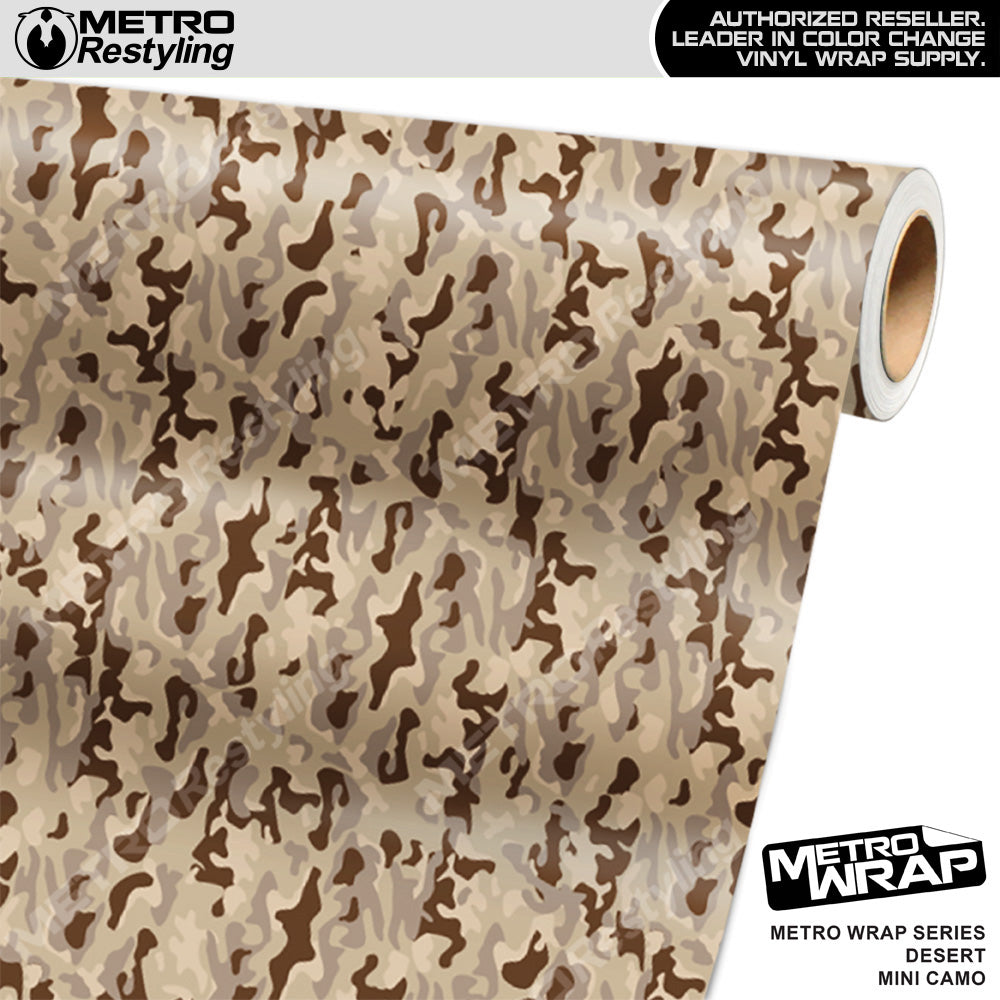 Metro Wrap Mini Classic Desert Camouflage Vinyl Film
