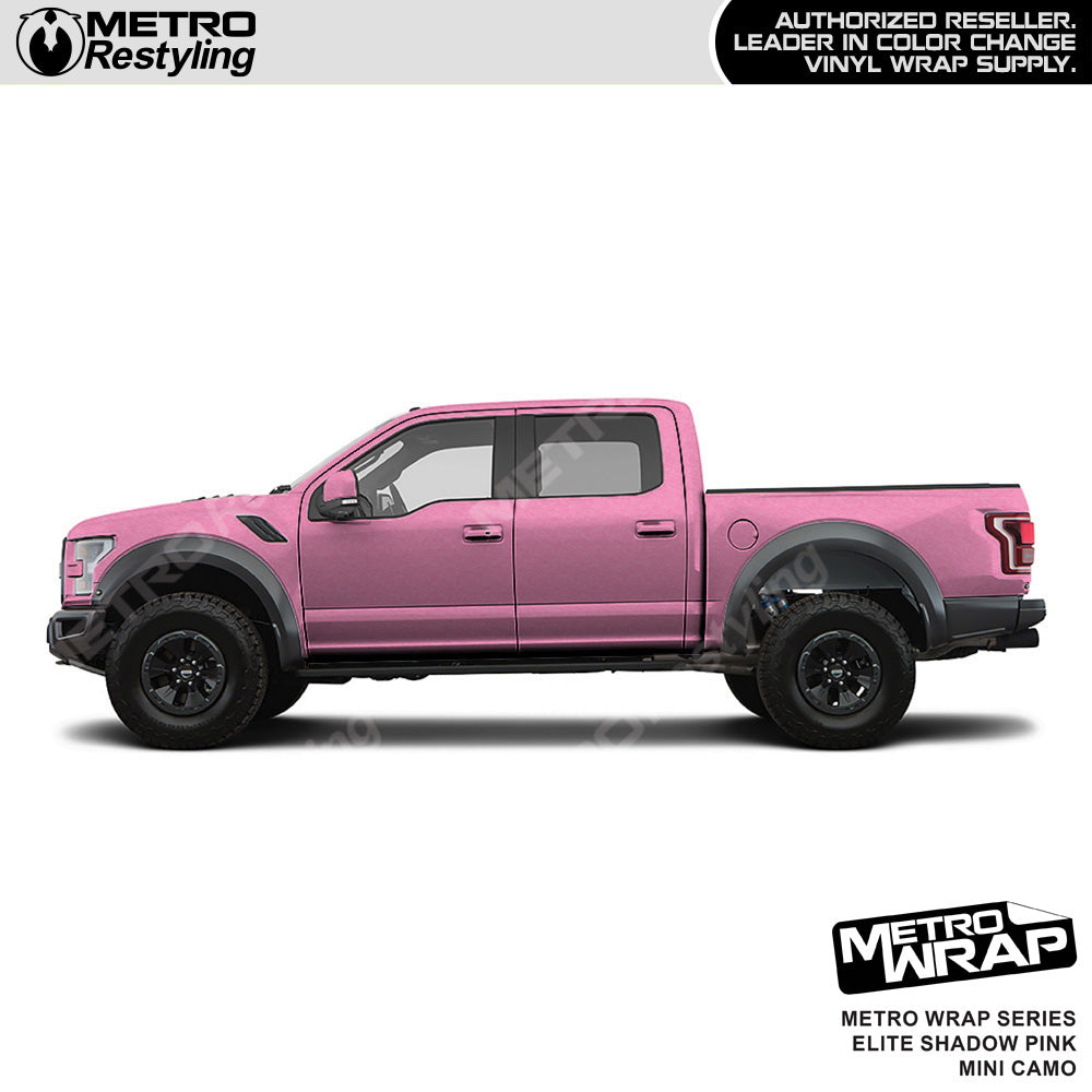 Metro Wrap Mini Classic Elite Shadow Pink Camouflage Vinyl Film