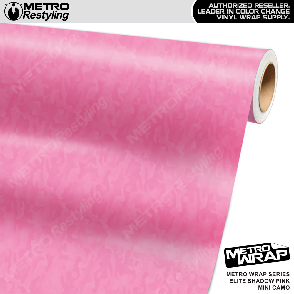 Metro Wrap Mini Classic Elite Shadow Pink Camouflage Vinyl Film