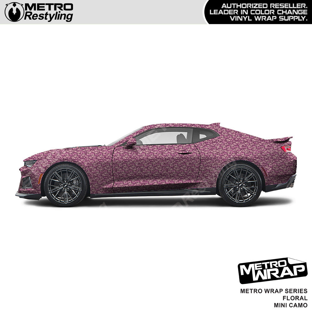 Metro Wrap Mini Classic Floral Camouflage Vinyl Film