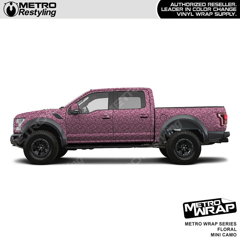 Metro Wrap Mini Classic Floral Camouflage Vinyl Film