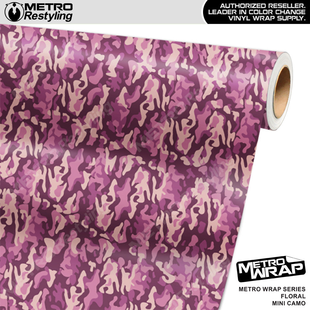 Metro Wrap Mini Classic Floral Camouflage Vinyl Film
