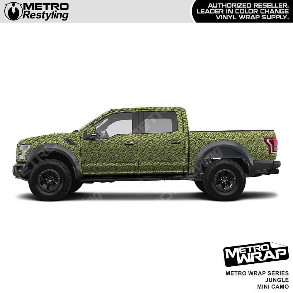 Metro Wrap Mini Classic Jungle Camouflage Vinyl Film