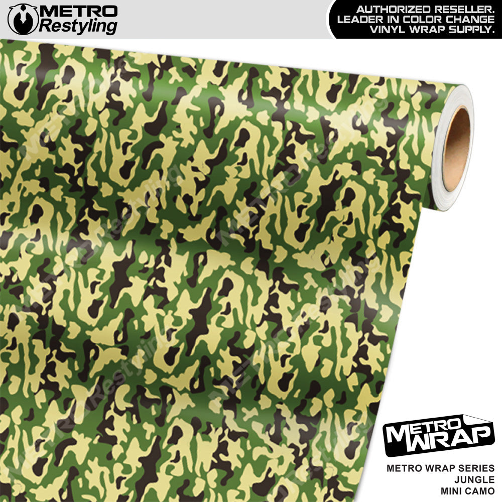 Metro Wrap Mini Classic Jungle Camouflage Vinyl Film