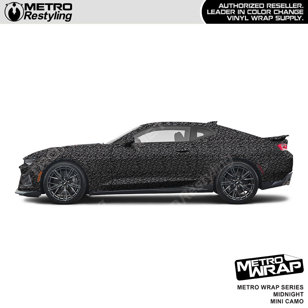 Metro Wrap Mini Classic Midnight Camouflage Vinyl Film