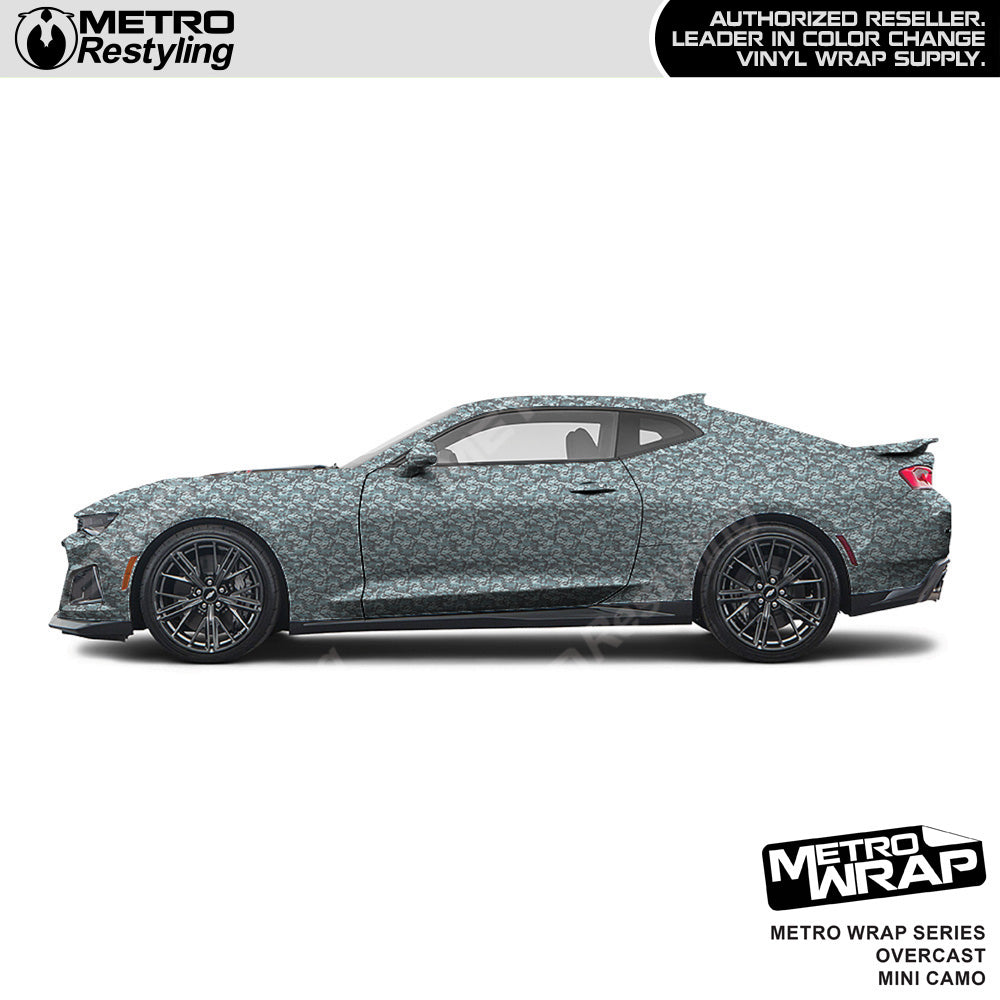 Metro Wrap Mini Classic Overcast Camouflage Vinyl Film