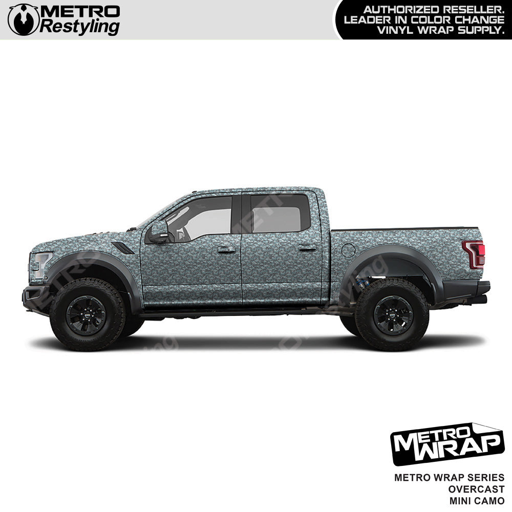 Metro Wrap Mini Classic Overcast Camouflage Vinyl Film
