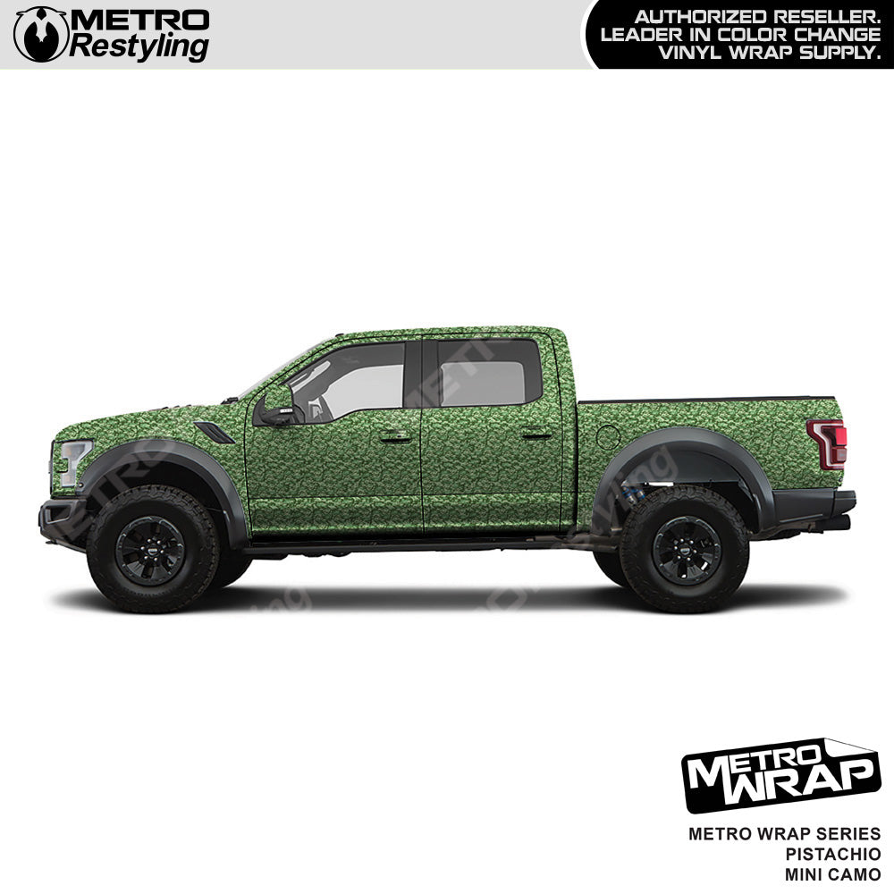 Metro Wrap Mini Classic Pistachio Camouflage Vinyl Film