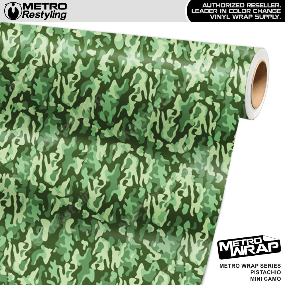 Metro Wrap Mini Classic Pistachio Camouflage Vinyl Film