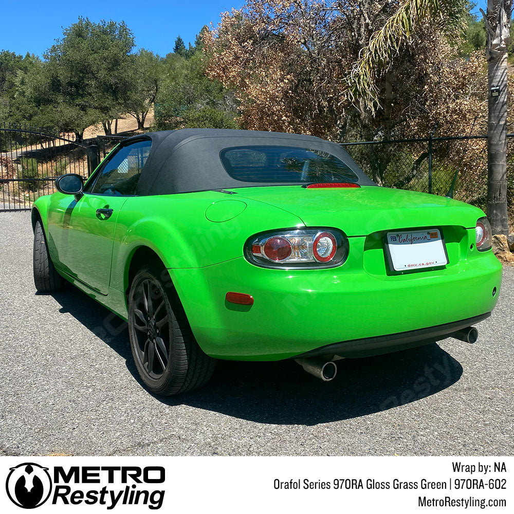 Gloss Grass Green Mazda Wrap