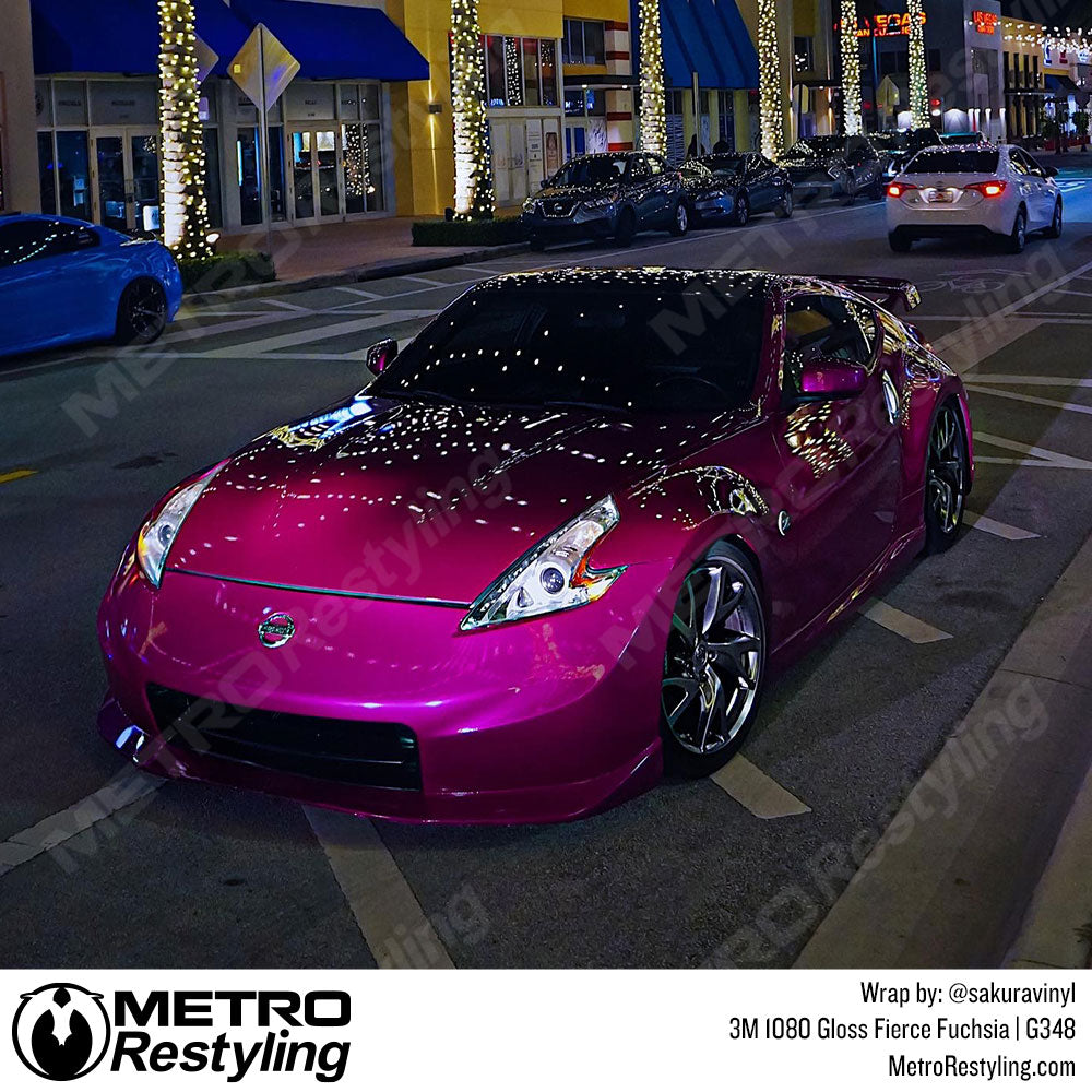 Fierce Fuchsia Nissan Vinyl Wrap