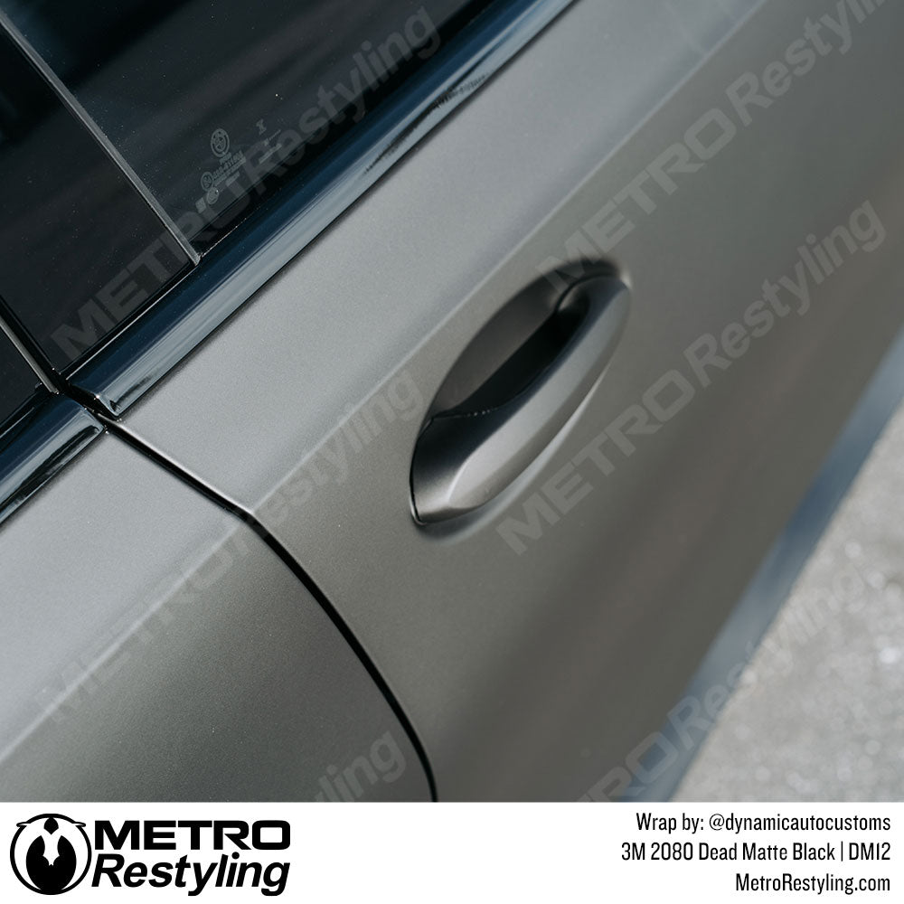 Matte Black BMW M3 Vinyl Wrap