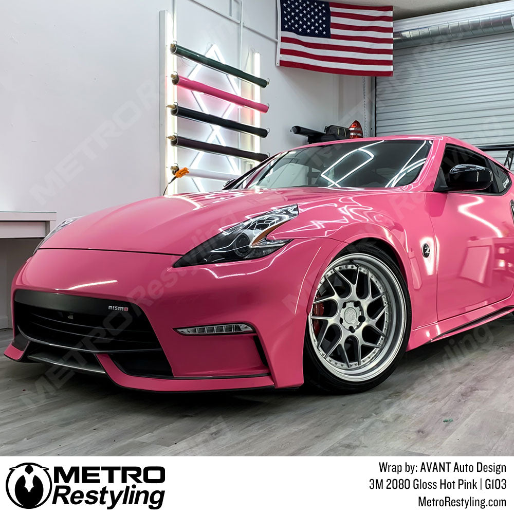 Glossy Nissan Pink Wrap