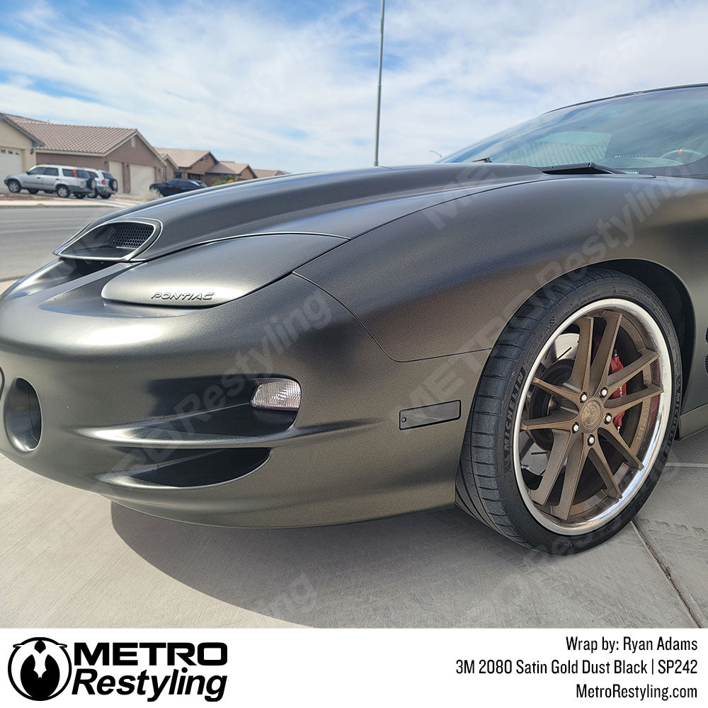 Gold Dust Pontiac trans am vinyl wrap