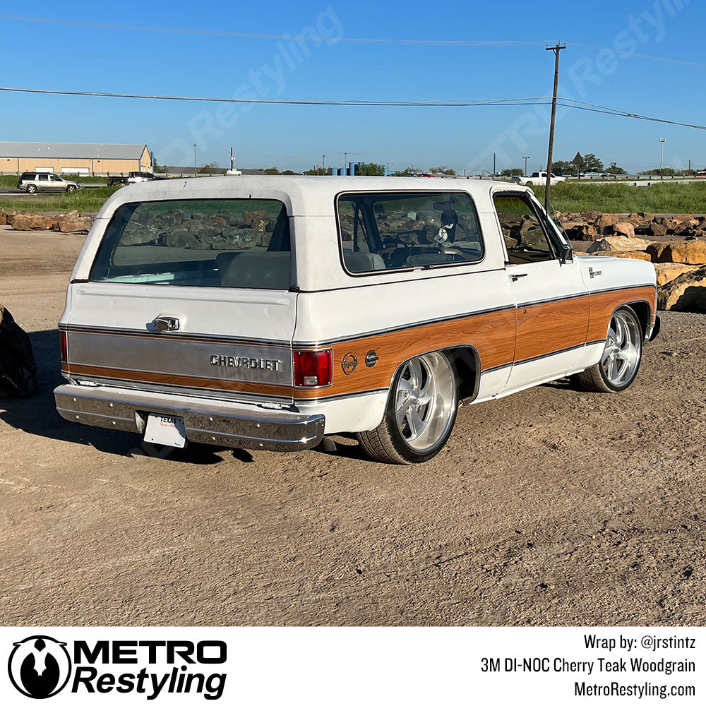 Chevy Woodgrain Wrap