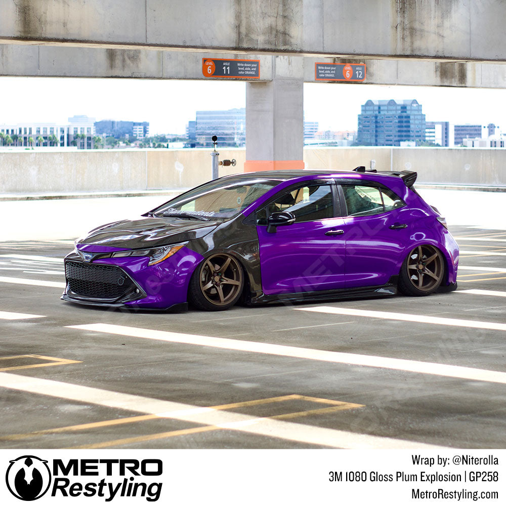 Gloss Plum Explosion Toyota Wrap