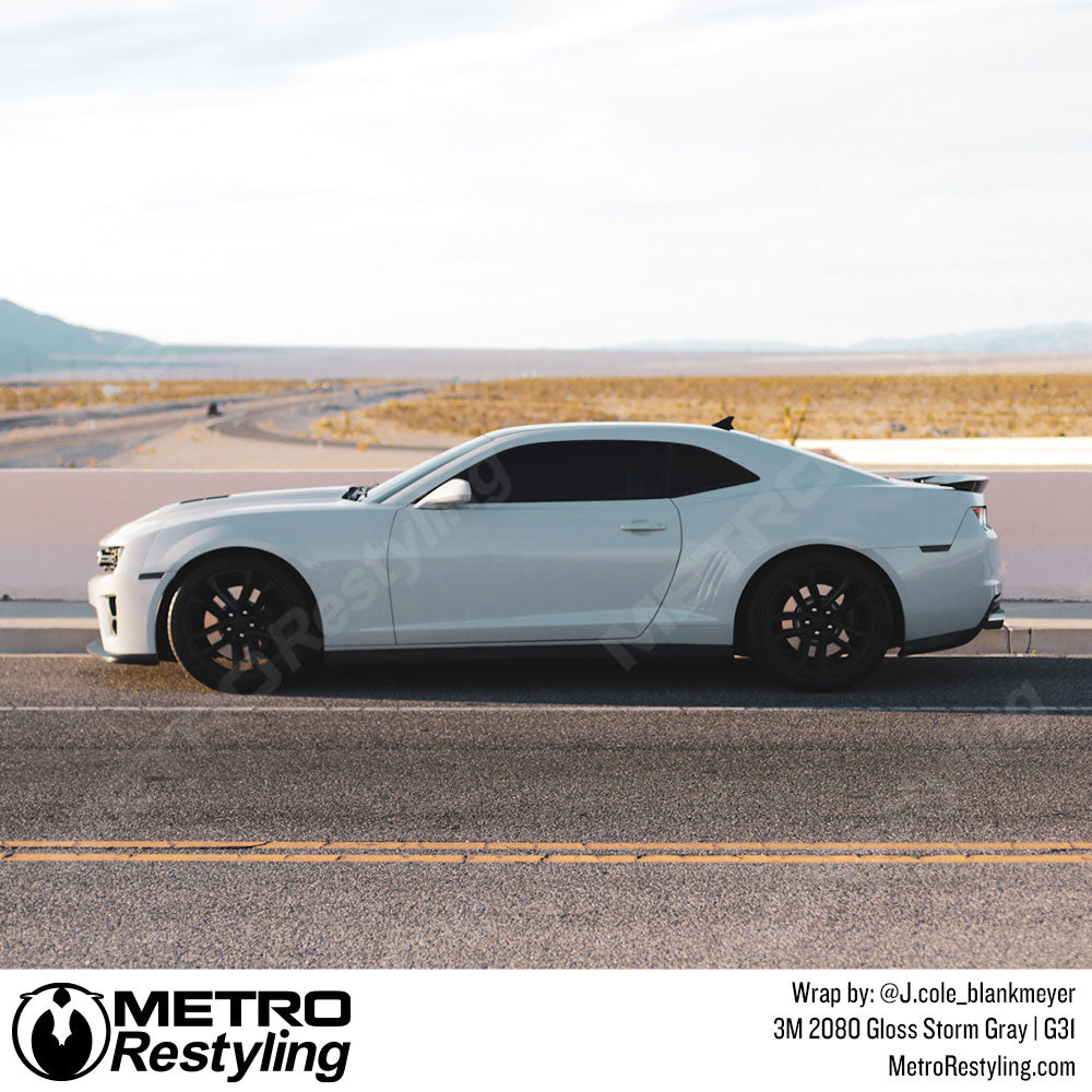 Gloss Storm Gray Chevrolet Vinyl Wrap