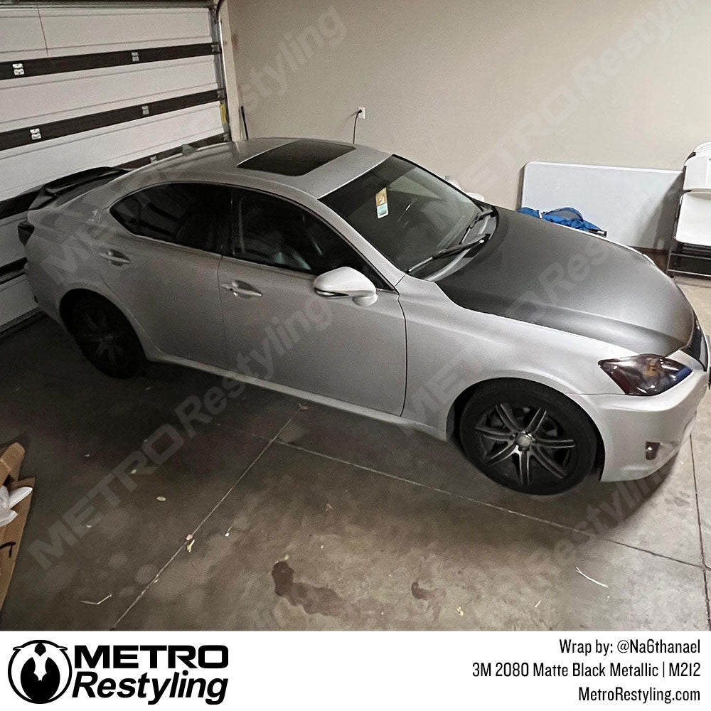 Black Metallic Lexus wrap