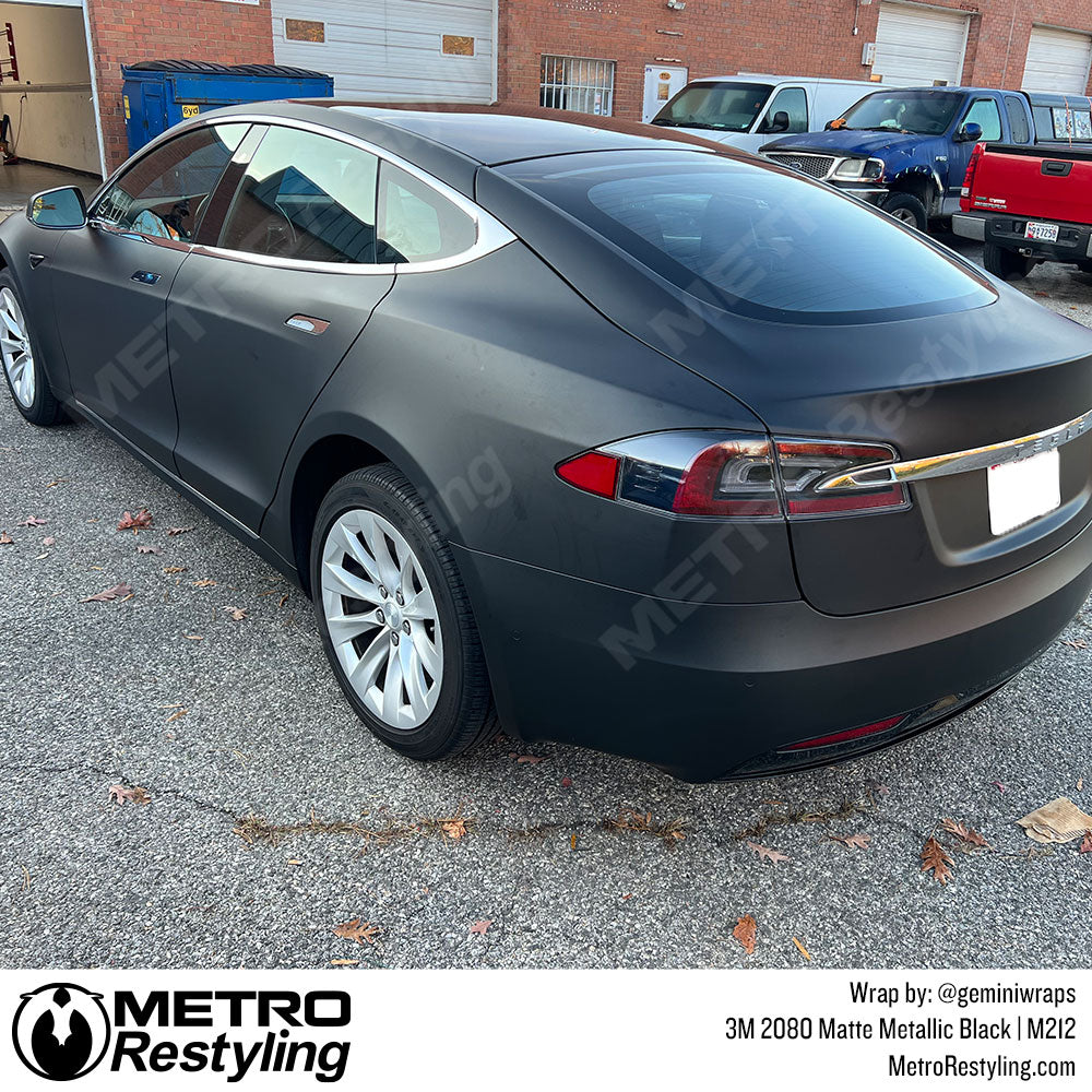 Matte Metallic Black Vinyl