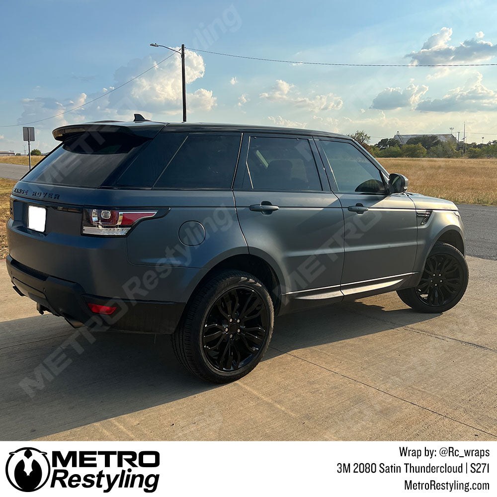 Satin Thundercloud Range Rover Wraps