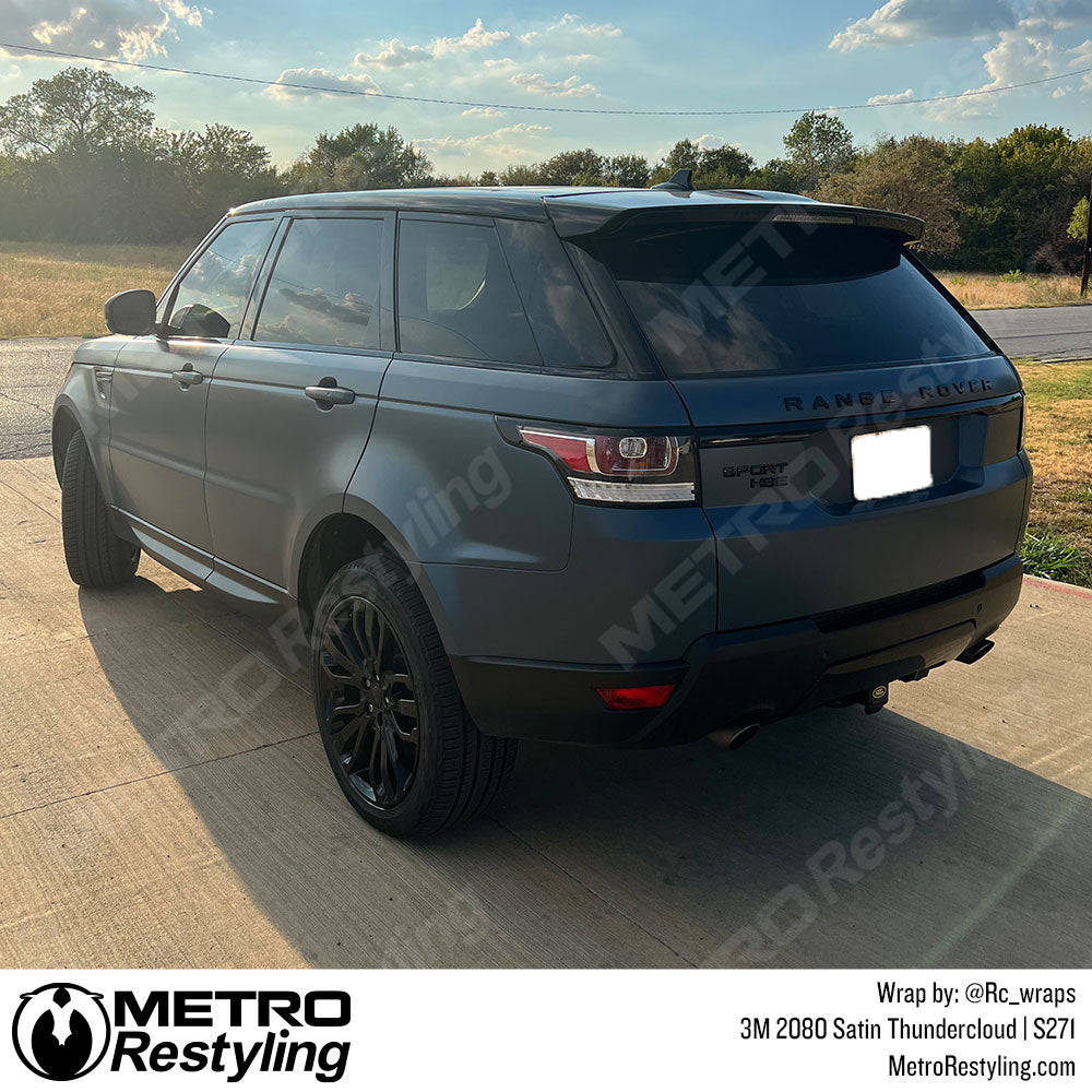 Satin Thundercloud Range Rover Wraps
