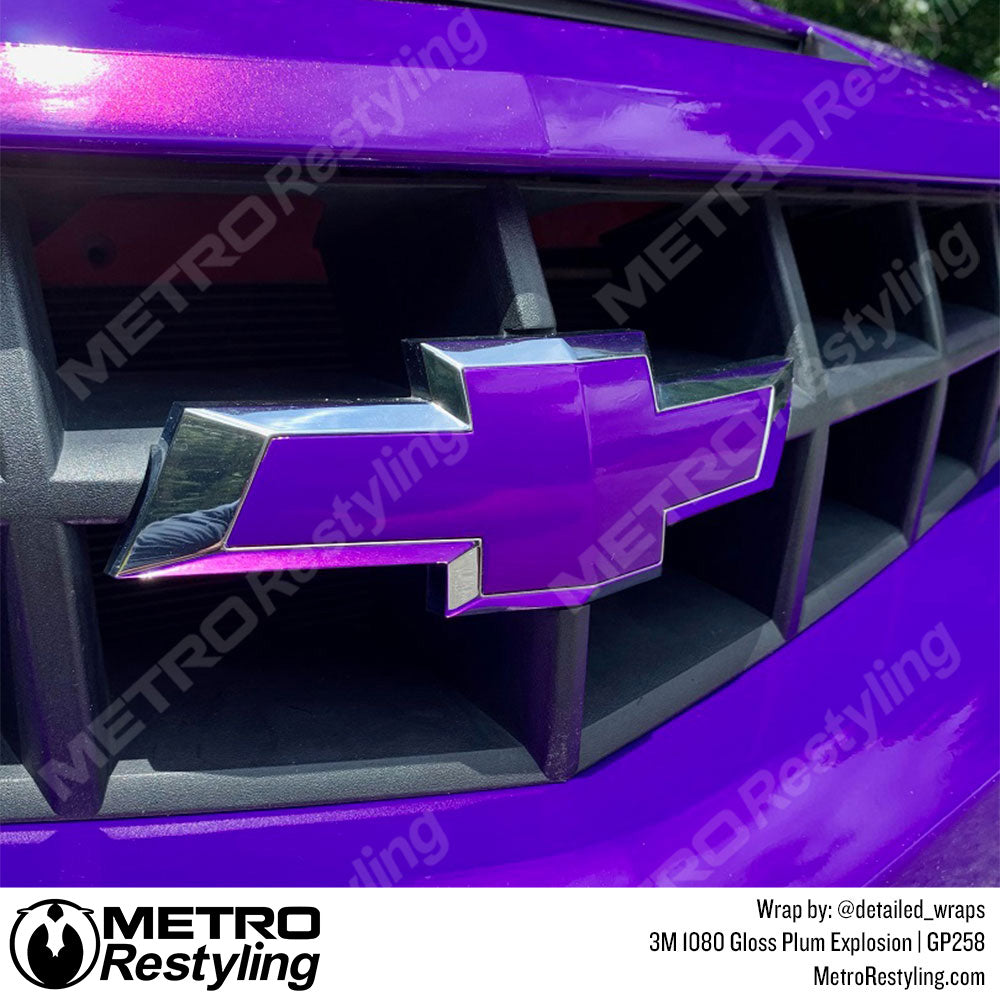 Gloss Plum Explosion Chevy Wrap