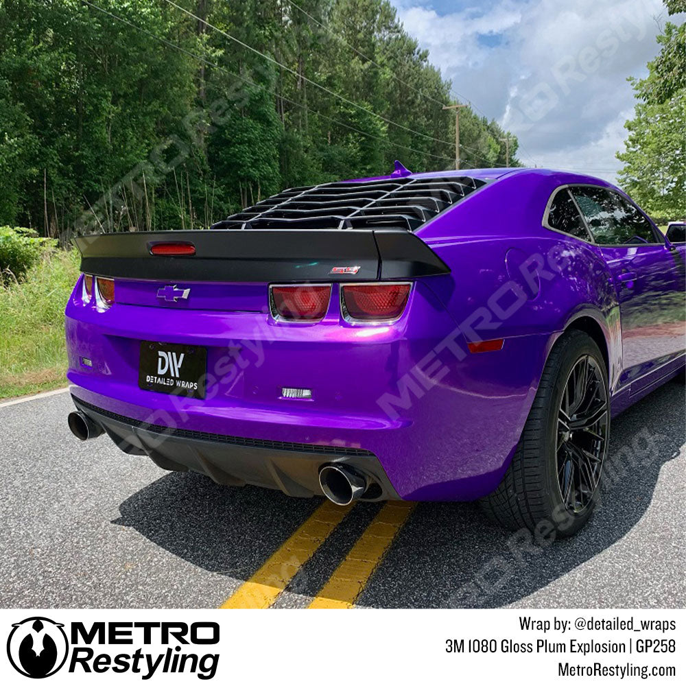 Gloss Plum Explosion Vinyl Wrap