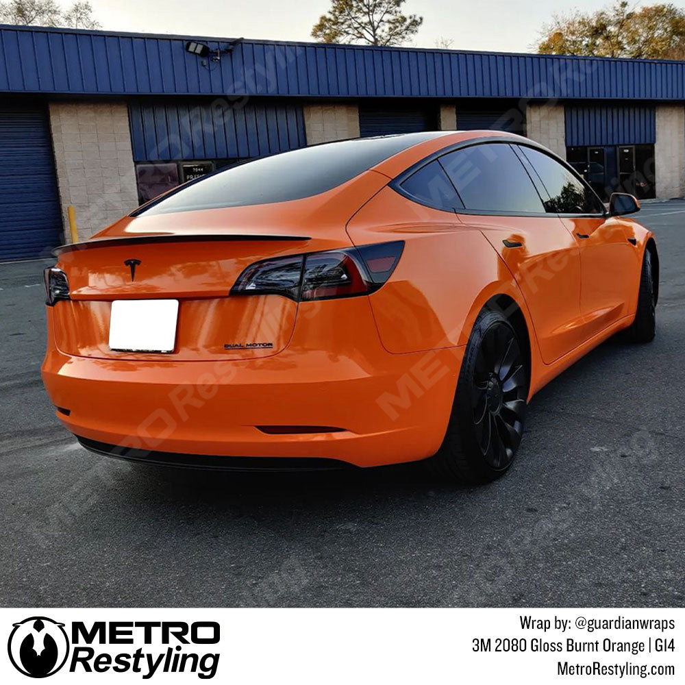 Tesla Bright Orange Vinyl