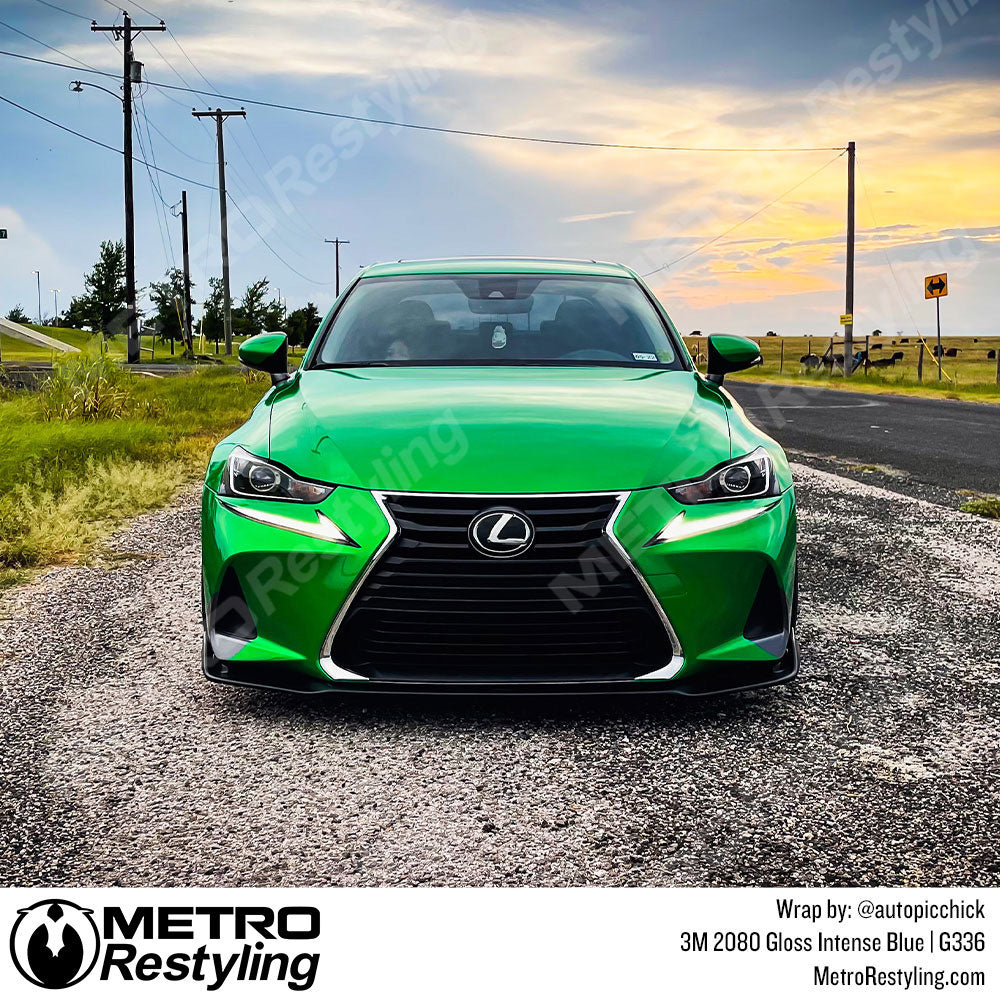 Gloss Green Envy Lexus Wrap
