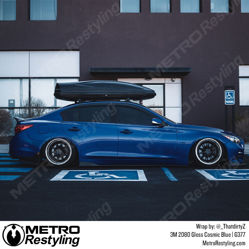 Gloss Cosmic Blue Infiniti Wrap