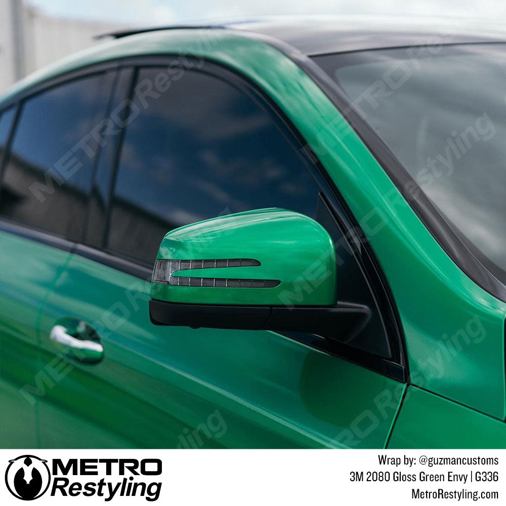 Mercedes Green Vinyl Wrap