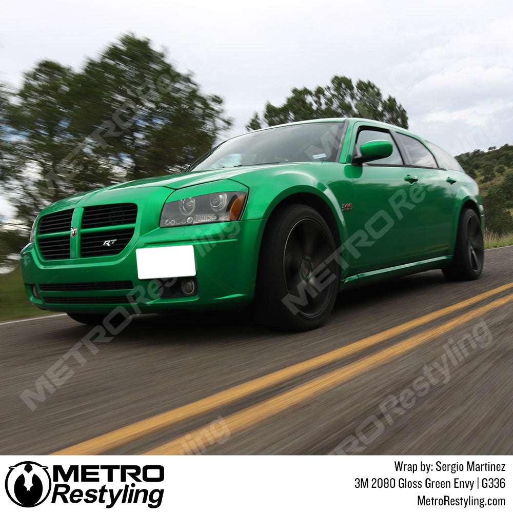 Gloss Green Dodge Vinyl Wrap