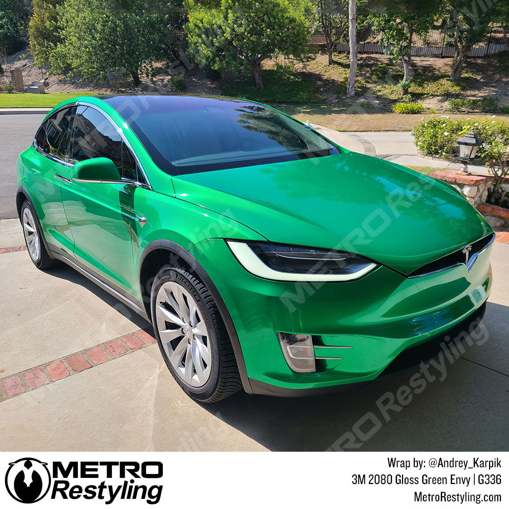 Gloss Green Tesla Vinyl