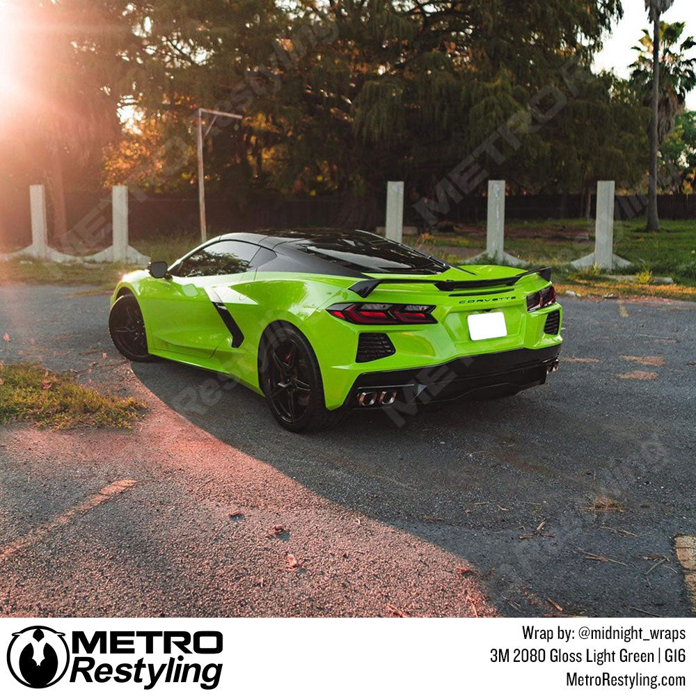 chevy light green wrap