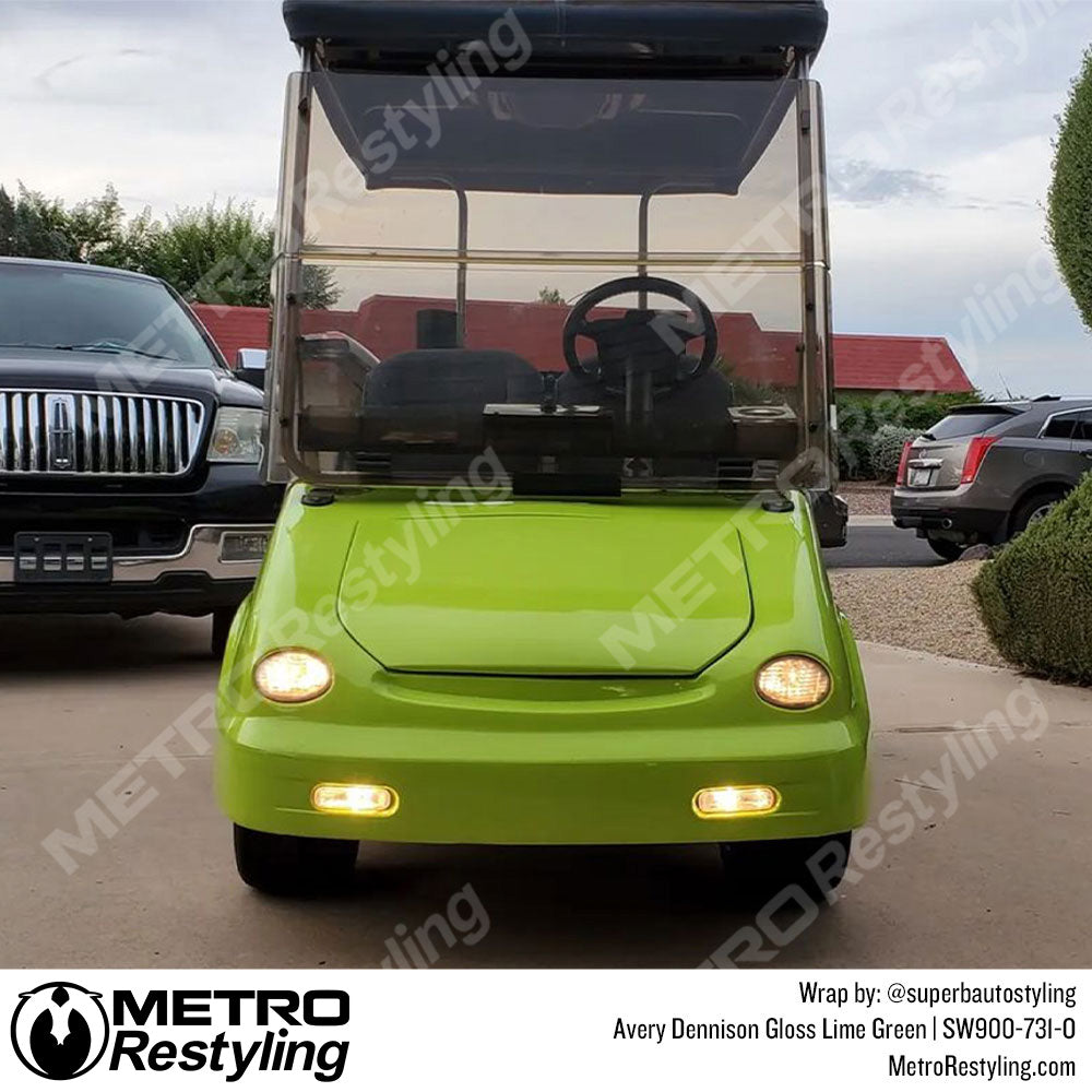 Avery Dennison SW900 Gloss Lime Green Vinyl Wrap | SW900-731-O