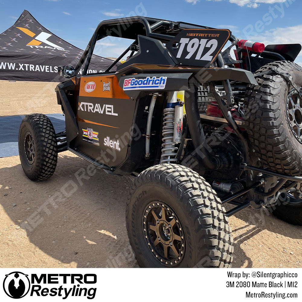 3M 2080 Matte Black Vinyl Wrap