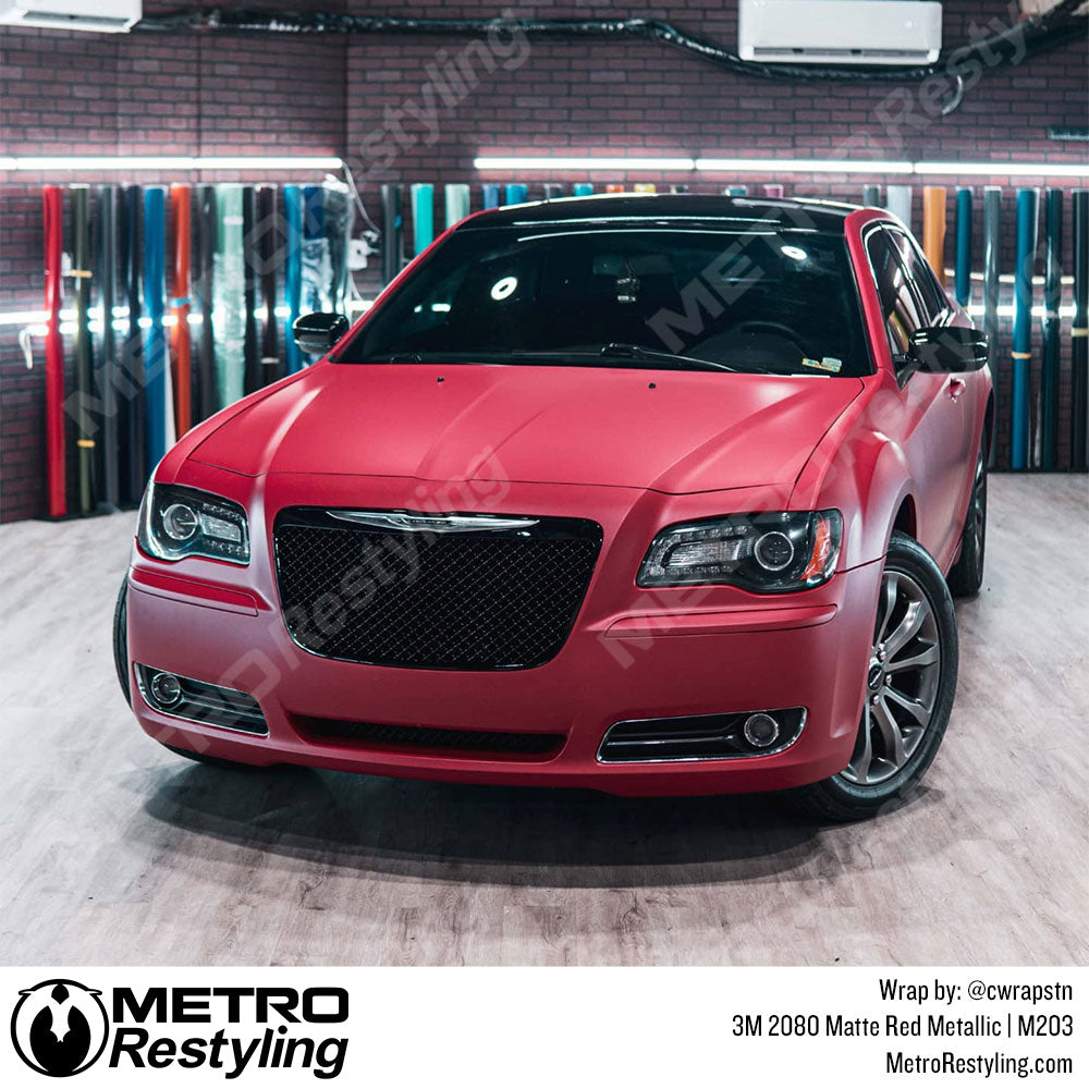 Matte Red Metallic Wrap