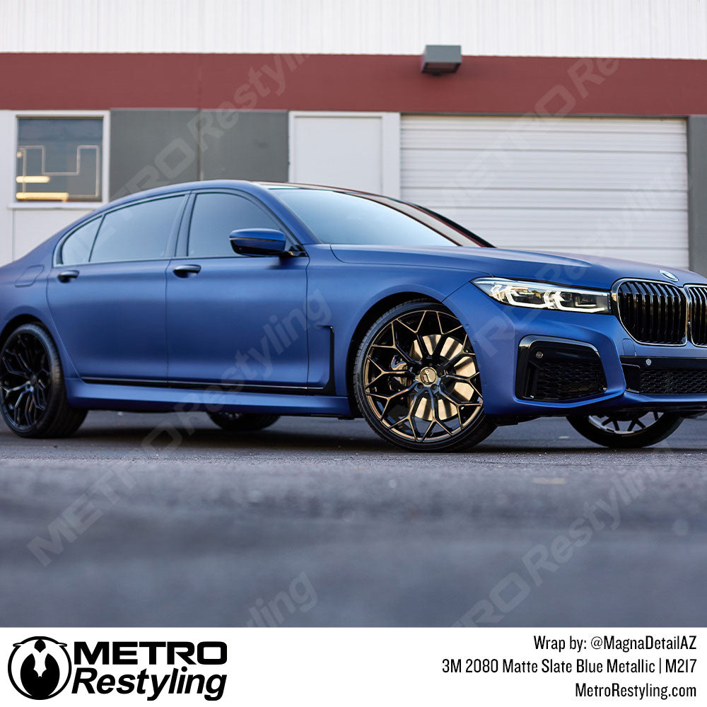 BMW Blue Wrapped