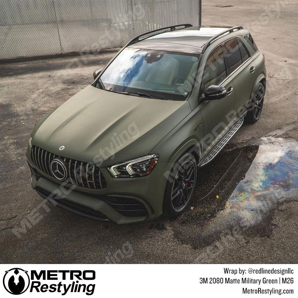 Mercedes Military green wrap