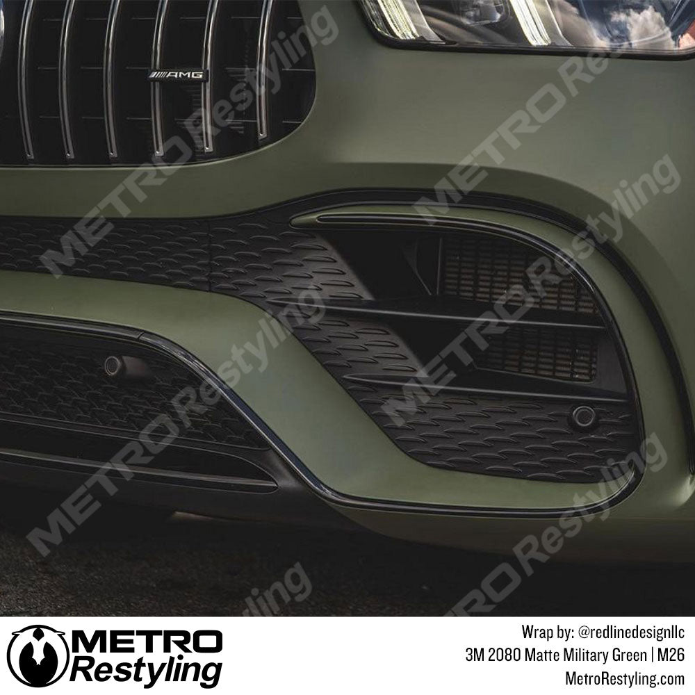 3M 2080 Matte Military Green Vinyl Wrap