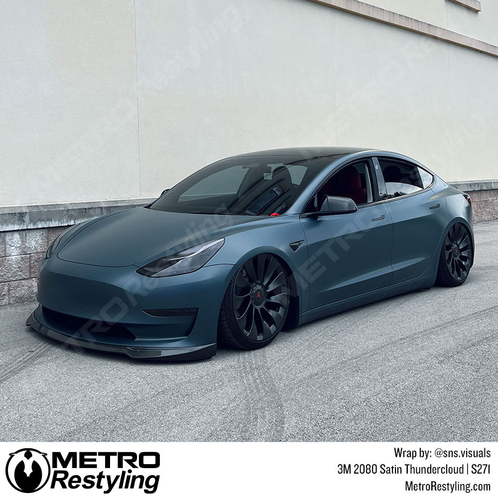 Tesla Satin Thundercloud Vinyl