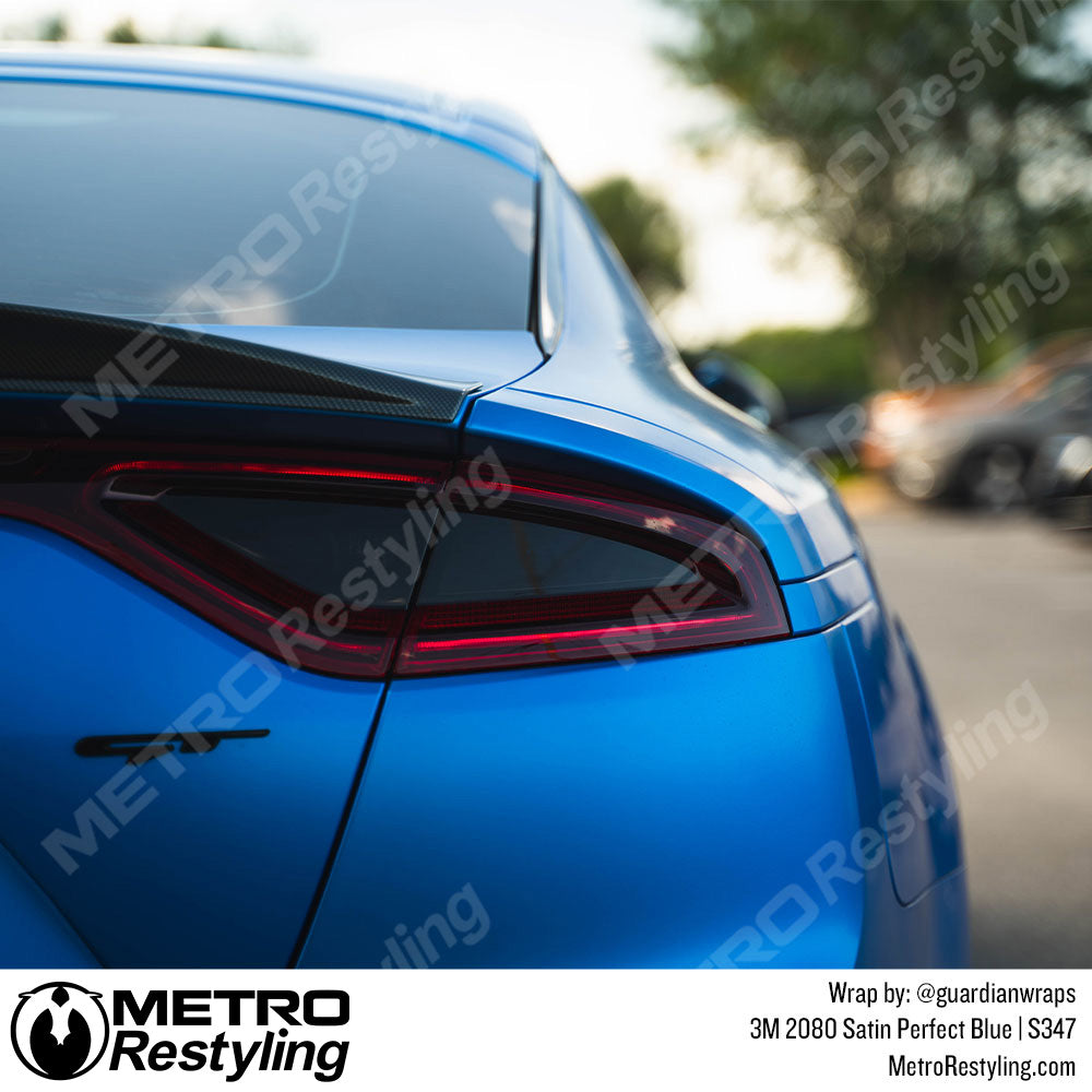 Satin Perfect Blue Vinyl Wrap