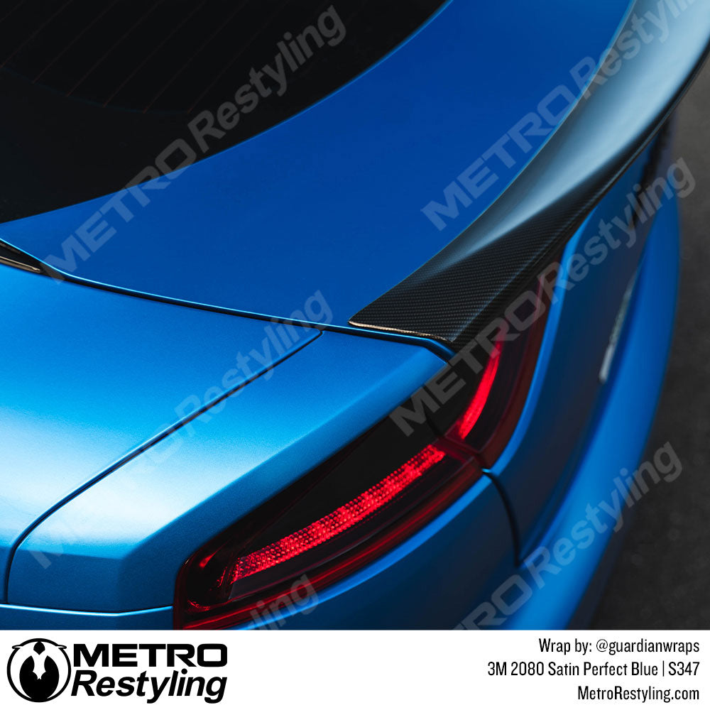 Satin Perfect Blue Vinyl Wrap