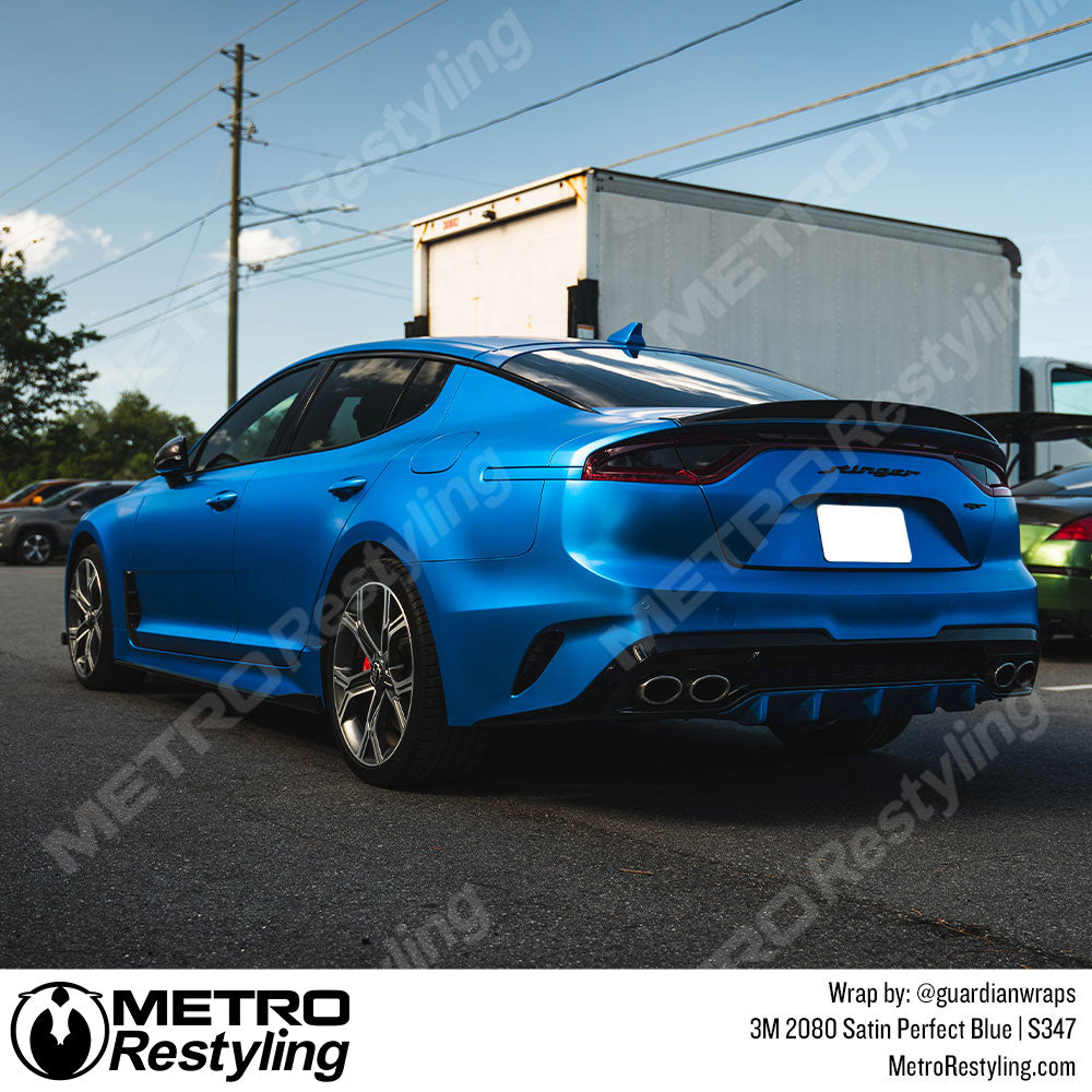 3M Satin Perfect Blue Vinyl Wrap