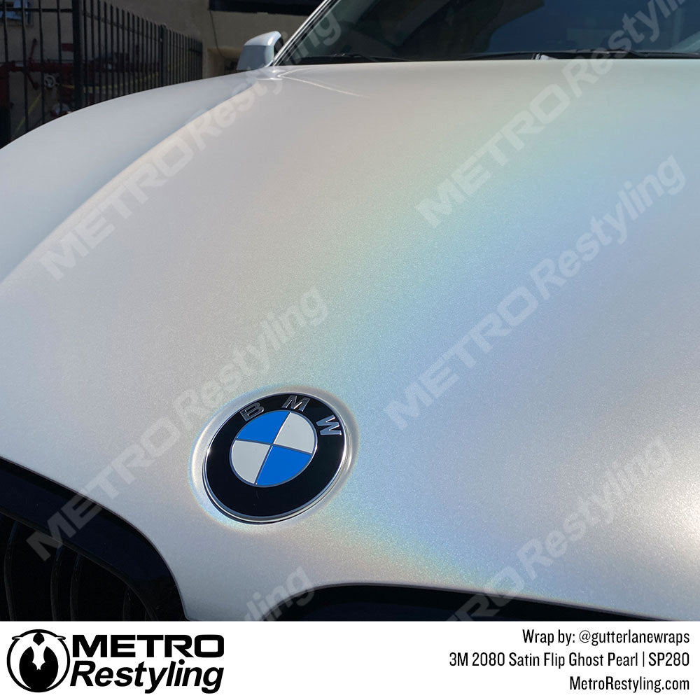 Satin Flip Ghost Pearl BMW Wrap