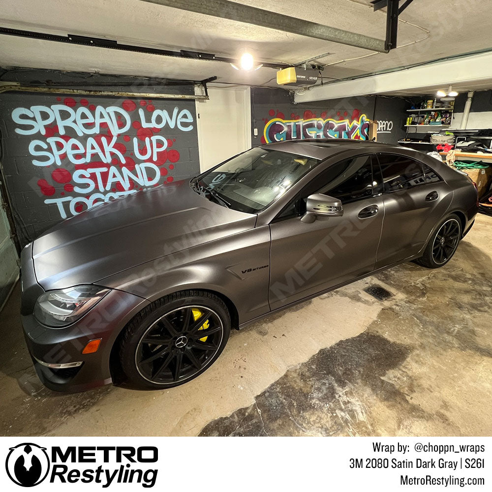 Mercedes Dark Gray Wrap